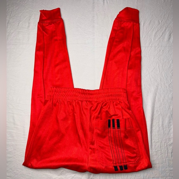 Adidas Originals by Alexander Wang men's track pant in red with black size XXS - Picture 2 of 6